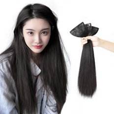 Parrucchino nero ricco 45cm 3P Set extension capelli umani (WEB0DC9) - Product Image 1