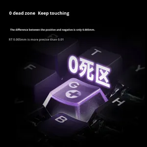 Teclado Mecánico para Juegos <span class=keywords><strong>AKKO</strong></span> 5075 <span class=keywords><strong>V3</strong></span> HE, Magnético, con Cable, Estructura Gasket, Retroiluminación ARGB, Frecuencia de Escaneo de 32K/8K, Anti-Ghosting de Múltiples Teclas - Product Image 5