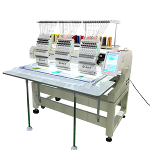Máquina de Bordar Plana de Alta Velocidad Gensen, Computarizada, de 3 Cabezas y 15 Agujas, para Uso Doméstico - Product Image 1