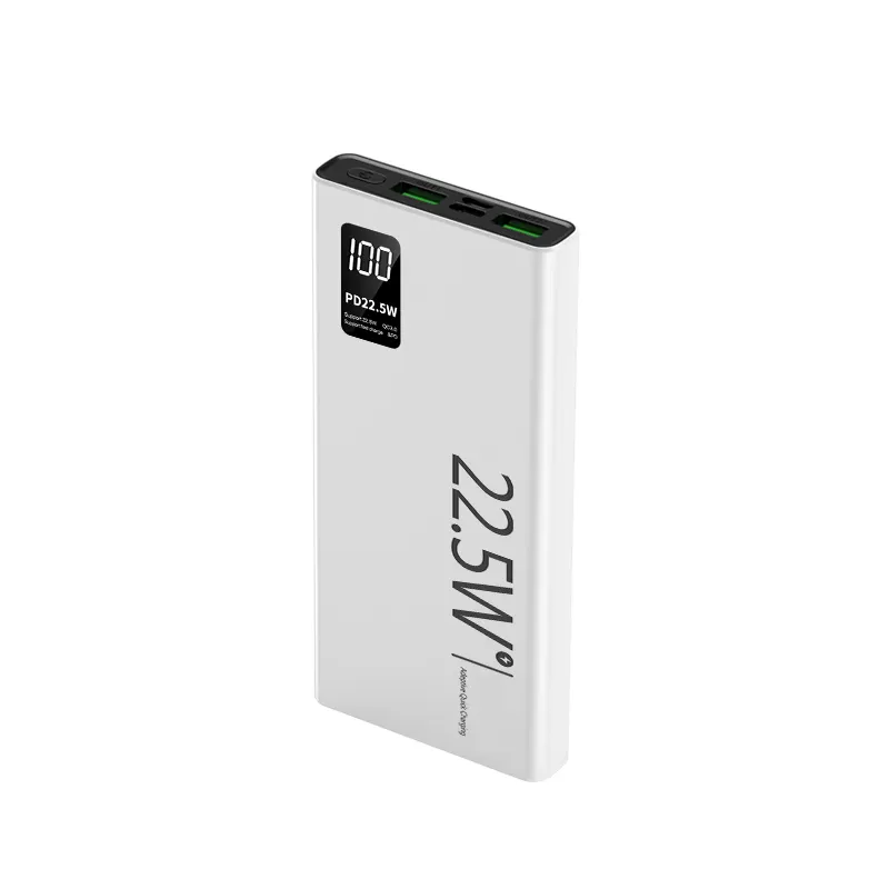 Tüm telefon için özel LOGO 10000 mAh taşınabilir mobil şarj cihazı 2 Usb Mini güç bankası