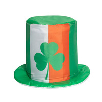 Chapeau de cloche à paillettes pour adultes, motif trèfle vert amusant, pour fêtes de carnaval, Saint-Patrick et Halloween, idéal pour les cadeaux de fête