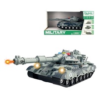 Sam Toys 1:16 Char militaire de simulation à friction avec fonctions de tir, son et lumière
