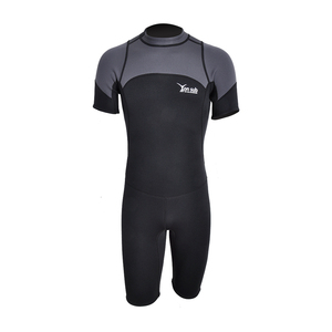 Traje de <span class=keywords><strong>Neopreno</strong></span> Corto YONSUB de 3mm Gris Negro para Hombre y <span class=keywords><strong>Mujer</strong></span>, Traje de Buceo Elástico para Snorkel, Natación y Surf - Product Image 2