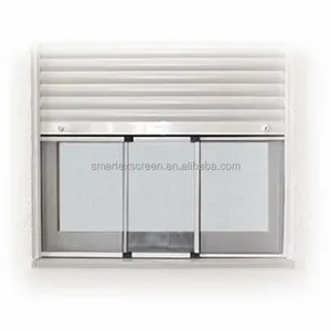 Low price adjustable fiberglass mesh extensible window security screen aluminum profile frame sliding windows