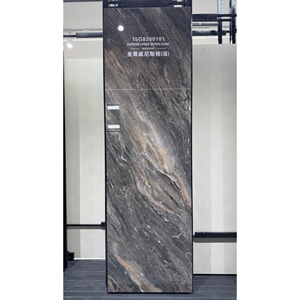 Lastra in Pietra Sinterizzata Lucida Marrone <span class=keywords><strong>Venezia</strong></span> per Pannelli Murali e Pavimenti del Soggiorno - Product Image 4