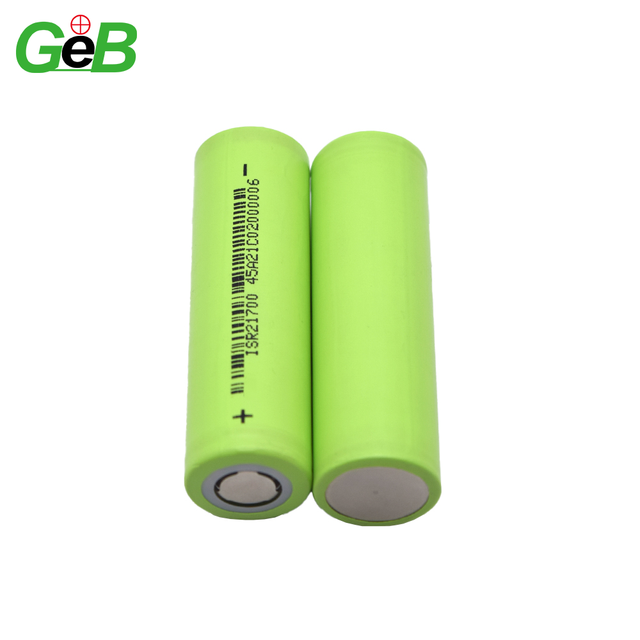 High Capacity 21700 3.7V 4000mAh 4500mAh 5000mAh NCM Rechargeable Li-ion Cell INR21700 Cylindrical Rechargeable Lithium Battery