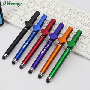 Đa chức năng cảm ứng Bút 3-1 điện thoại di động chủ <span class=keywords><strong>stylus</strong></span> bút nhựa Gel bút với biểu tượng tùy chỉnh cảm ứng mềm mại các loại màu sắc - Product Image 6