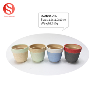 <span class=keywords><strong>Amazon</strong></span> Offre Spéciale simple rond en céramique <span class=keywords><strong>fleur</strong></span> succulente <span class=keywords><strong>pot</strong></span> pour plante artificielle - Product Image 2