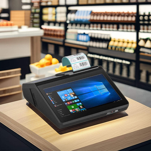 11.6 Inch All in One POS Systems for Retail Shop Android POS Machine with Built-in Printer