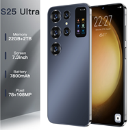 Meilleur Prix Smartphones 5G S25 Ultra Téléphone Android 22G+2TB HD Double SIM Grand Écran Version Globale Téléphones Débloqués