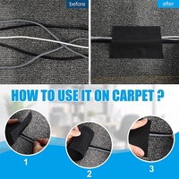 Gestion de protecteur de câble de plancher de couverture de câble de tapis pour le tapis de bureau garder le câble organisé