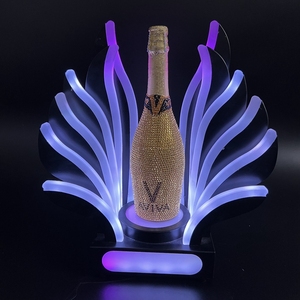 Richshining การออกแบบใหม่ JW VIP glorifier นำขวดพรีเซนเตอร์อะคริลิคชั้นวางแชมเปญสำหรับไนท์คลับ - Product Image 3