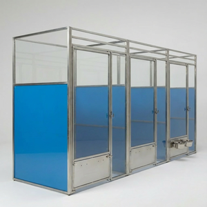 Paslanmaz çelik lüks açık köpek kulübesi büyük boy Modern profesyonel yatılı kafes - Product Image 3