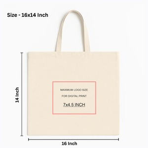 Eco Friendly Custom Printed Cotton <b>Canvas</b> Tote <b>Bag</b> Reusable Eco <b>Bag</b> for Promotion Shopping and Branding Available For Sale - Product Image 4