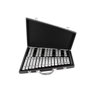 Glockenspiel à 25 notes avec boîte de rangement, Xylophone en aluminium, Instrument de percussion Orff, Jouet musical pour enfants - Product Image 3