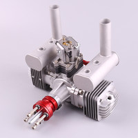 Moteur à essence RCGF 70cc T bicylindre pour avion modèle UAV, avion RC à aile fixe en alliage d'aluminium