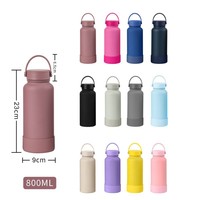 Termo de Doble Pared con Diseño Nuevo de Fábrica FX, 650 ml, Colorido, con Impresión de Logotipo Personalizado, Botella de Agua Deportiva Portátil