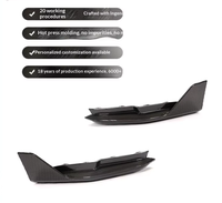 Protector de Parachoques Trasero de Fibra de Carbono Seca para BMW G80 Europa 2000-2007 M3, con Tornillos