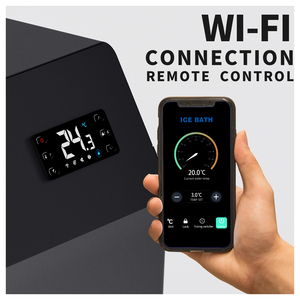 Ngoài trời 1/2P Máy làm lạnh nước 220V tắm máy nước đá máy nén được xây dựng trong bộ lọc bơm điều khiển từ xa - Product Image 5