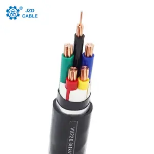 Cabo de cobre de baixa tensão para Kabel ZR YJV 3x15mm, cabo de aço de condução, fio elétrico de armadura, cabo XLPE de 630mm