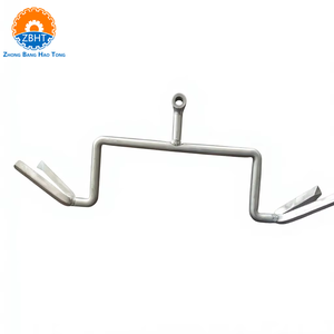 Support de suspension de carcasses de moutons en acier inoxydable 304 robuste à double fourche pour ligne de traitement d'abattage - Product Image 1