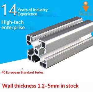 Profilé en aluminium industriel 4040z, profilé en aluminium pour console, équipement de ligne d'assemblage, cadre en profilé en aluminium industriel 40*40 - Product Image 1