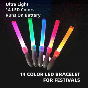 แท่งไฟ LED RGB โลโก้สั่งทำได้ สำหรับ<span class=keywords><strong>คอน</strong></span>เสิร์ต เชียร์กีฬา  พร้อมไฟกระพริบ 7 โหมด สำหรับงานปาร์ตี้ งานแต่งงาน - Product Image 2