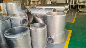 Conduits d'air isolés en acier inoxydable, tuyaux de cheminée en acier inoxydable Tuyau de ventilation <span class=keywords><strong>isolé</strong></span> à double couche - Product Image 4