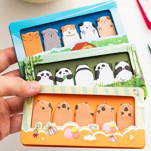 Animal Park Ins Style <b>Memo</b> <b>Pad</b> Cute High Beauty Self-Adhesive Thumb Stickers for Office School Back-to-School Essentials - Product Image 6