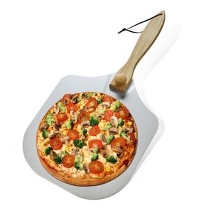 Meilleures ventes : pelle à pizza pliable en aluminium avec manche en bois, 12 x 14 pouces - Product Image 4