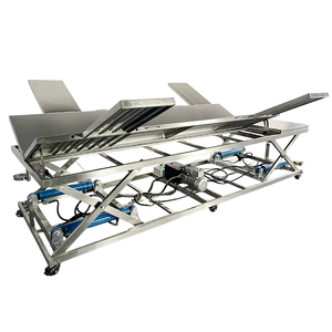 Mesa de Operaciones IN-P005 de Acero Inoxidable, Eléctrica e Hidráulica Ajustable, Mesa de Cirugía para Mascotas, Equipo Médico Quirúrgico para Animales - Product Image 3