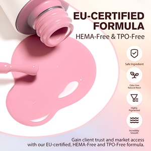 Vernis à ongles gel <span class=keywords><strong>couleur</strong></span> printemps/été, sans HEMA, sans TPO, collection de gel pour nail art UV, OEM, étiquette privée, 15 ml, fournitures pour ongles, salon - Product Image 3