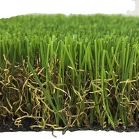 Meisen Umwelt freundliches 40mm 50mm Kunstrasen mit hoher Dichte für den Innenbereich Allwetter grün Anti UV Bunter Landschafts rasen