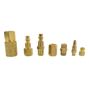 Kit d'accessoires pour compresseur d'air, connecteurs et raccords rapides NPT 1/4'', pistolet de soufflage en acier avec embout en caoutchouc, aiguilles de gonflage -001 - Product Image 3