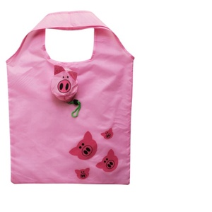 ถุงช้อปปิ้งพับได้แบบปรับแต่งได้ ผลิตจากโพลีเอสเตอร์ 190t ออกแบบลายสัตว์ รีไซเคิลได้ พับเก็บง่ายสำหรับจัดเก็บสะดวก - Product Image 2