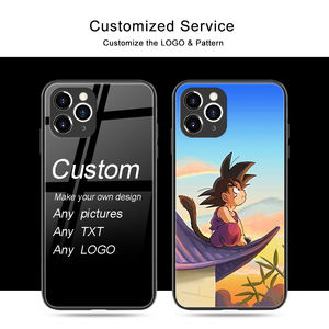 Custodia per telefono cellulare Anti-goccia impermeabile in vetro temperato personalizzato per Iphone 16 Pro Max Anime per <span class=keywords><strong>Samsung</strong></span> S24 25 Ultra - Product Image 5