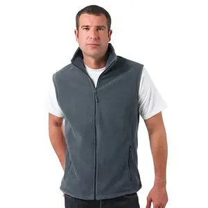 Customized outdoor fleece <b>vest</b> corporate merchandising - Product Image 1