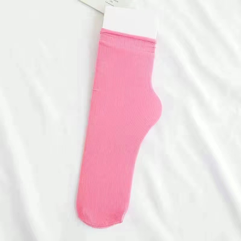 Ice-white socks [pink]