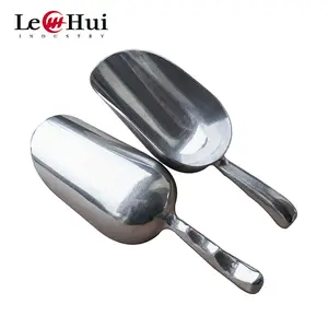 Pizza accessories Metal Ice Scoop 6oZ, 12oZ, 24oZ, 24oZB grain bar dry shovel Food Scoops for Bar Party Wedding Pet Dog Food