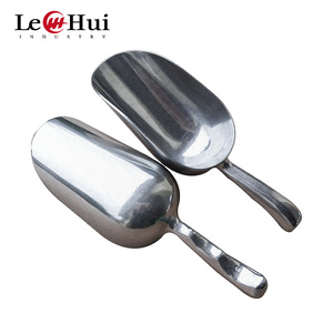 Accesorios para pizza Cuchara de hielo de metal 6oZ, 12oZ, 24oZ, 24oZB Barra de grano pala seca cucharas de comida para Bar fiesta boda comida para perros - Product Image 1