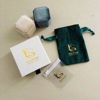 Petit sac en plastique PVC personnalisé pour bijoux, sac à fermeture éclair réutilisable pour emballage de bijoux givré