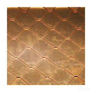 Rideaux en cuivre de haute qualité en forme <span class=keywords><strong>d</strong></span>'échelle, matériaux de construction de murs en cuivre, tuiles de toit en métal en cuivre - Product Image 4