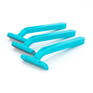 ロングハンドルツインブレード使い捨てかみそり2ブレードメンズシェービングかみそり - Product Image 3