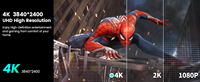 Monitores pequeños LED LCD de 14,5 pulgadas UHD 4K Monitor de juegos Pantalla de panel IPS Pantalla USB Monitor portátil para PS5