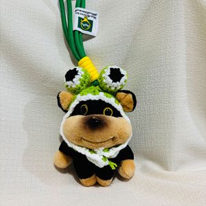 Nette Biene Hund lustige kreative kleine Geschenk Schlüssel bund Puppe Plüsch Spielzeug Figur Grab Machine Doll - Product Image 4