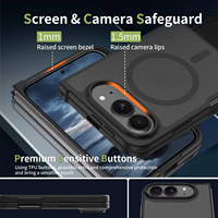Coque de téléphone OEM mate pour 18 Fold, protection intégrale avec charnière, antichoc, en PC rigide, compatible avec la charge sans fil