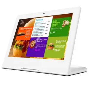 Tablet Oem Desktop 10.1 inci Tablet semua dalam satu layar sentuh kios Android Terminal Pos untuk restoran memesan