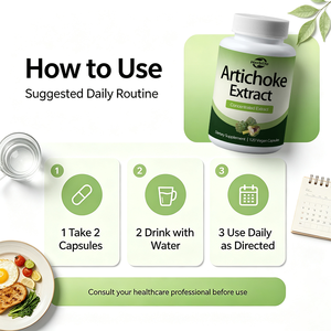 Capsules végétaliennes d'extrait d'artichaut en marque privée OEM/ODM | Soutien à la santé digestive et hépatique | Complément alimentaire à base de plantes, 120 capsules - Product Image 4