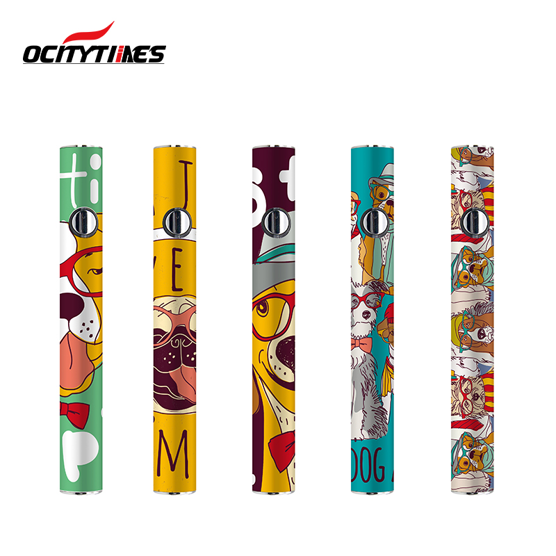 Wholesale OEM Ocitytimes 510 battery pen 380mah usb charge preheat vape cbd battery