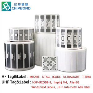 Tùy chỉnh 860 ~ 960MHz PVC & Pet Mini <span class=keywords><strong>RFID</strong></span> UHF tag không thấm nước <span class=keywords><strong>iso18000</strong></span> <span class=keywords><strong>6C</strong></span> dài phạm vi Sticker tráng giấy tag có thể in nhãn - Product Image 5